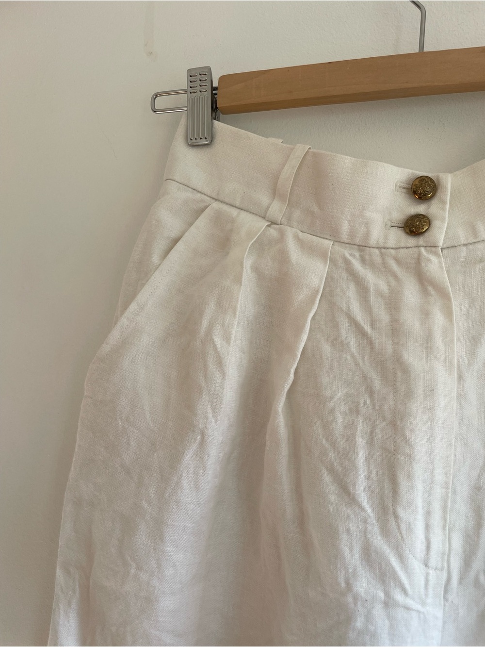 Vintage Flax Linen Trousers - Picture 3 of 11